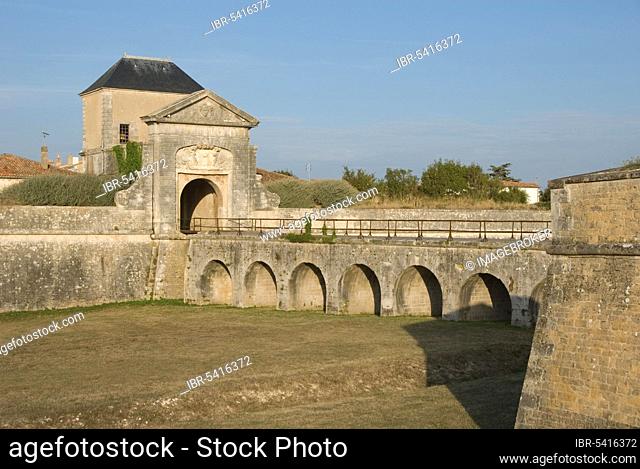 Fortress, Porte de Campani, Gate, Saint Martin de Re, Ile de Re, Charente-Maritime, Poitou-Vendee