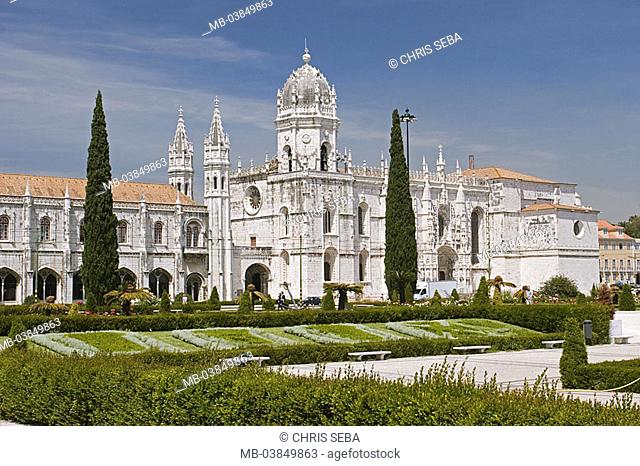 Portugal, Lisbon, cloister Mosteiro can Europe, Western Europe, Iberian peninsula, city, Jeronimos, series, Jeronimo-Kloster, Hieronymuskloster, sight