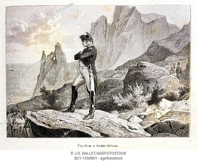 Napoleon on Saint Helena, 19th century