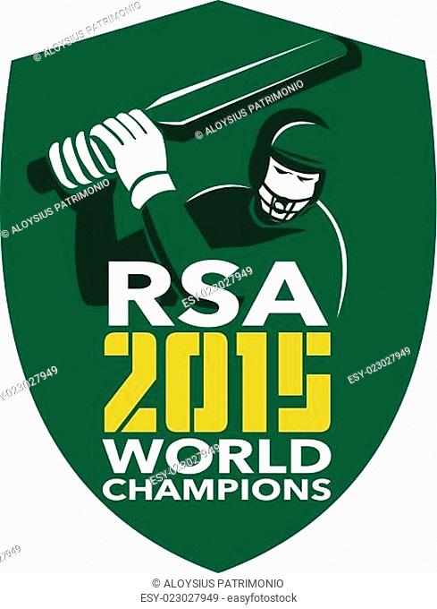 South Africa Cricket 2015 World Champions Shield