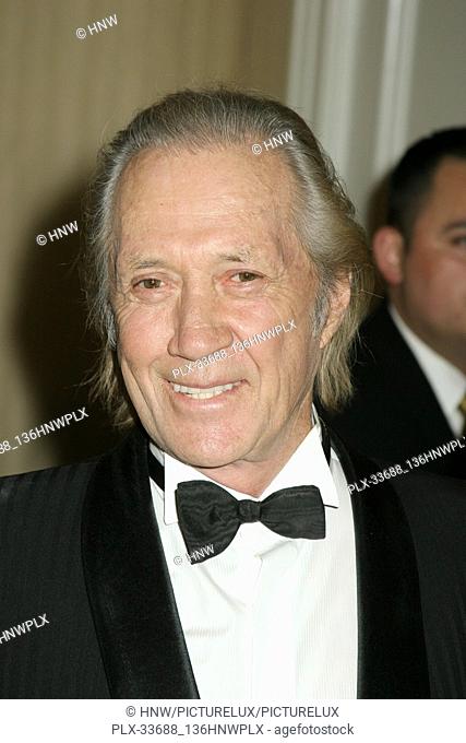 David Carradine 02/24/08 ""The 18th Annual Night of 100 Stars Gala Celebrating the 80th Academy Awards"" @ Beverly Hills Hotel