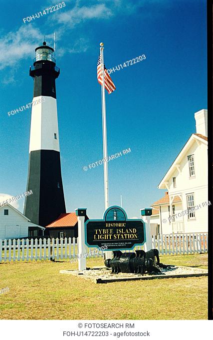 lighthouse located at Tybee Island, Georgia, United States