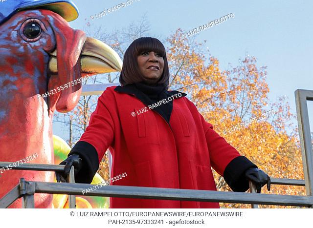 Central Park West, New York, USA, November 23 2017 - Singer Patti LaBelle attends the 91st Annual Macy's Thanksgiving Day Parade today in New York City