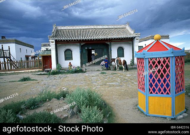 Erdene Zuu Monastery, Labrang Temple, Entrance, Karakorum, Mongolia, Asia