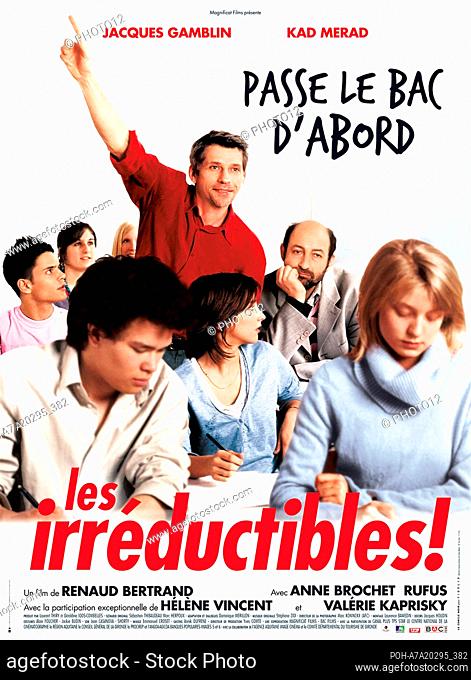 Les Irreductibles Year : 2006 France Director : Renaud Bertrand Kad Merad, Jacques Gamblin  French poster  Restricted to editorial use