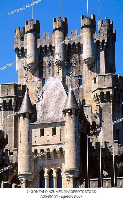 Butron castle. Vizcaya. Euskadi. Spain