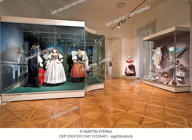The ethnographical exhibition of the folk culture of the Czech Republic region in Musaion - National Museum Ethnographical Exhibition, Kinsky Summer Palace