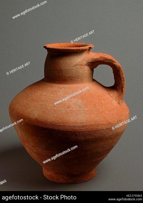 Jug with Handle, Coptic, 4th-7th century. Creator: Unknown