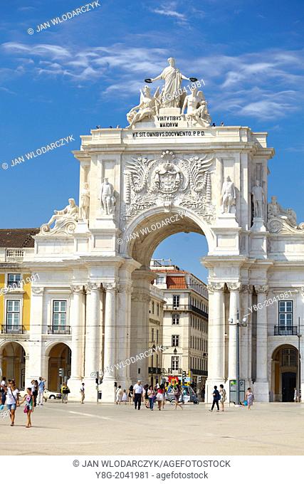 Commerce Square (Praca do Comercio), Lisbon, Portugal