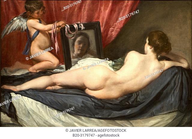 """The Toilet of Venus (The Rokeby Venus)"", 1647-1651, Diego Velázquez, National Gallery, London, England, UK