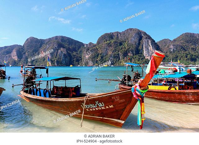 Thailand Krabi Phi Phi Islands Koh Phi Phi Don Ao Tonsai