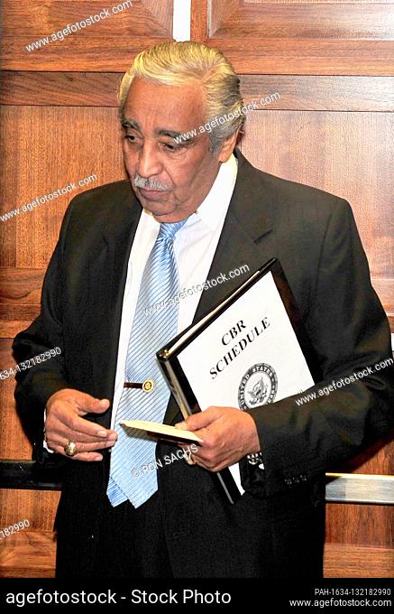 United States Representative Charlie Rangel (Democrat of New York) in an elevator near at his Capitol Hill office on Wednesday, December 1, 2010