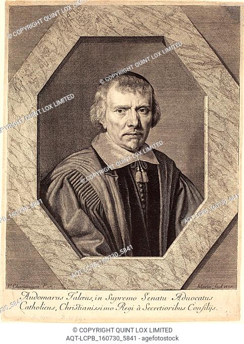 Jean Morin after Philippe de Champaigne (French, c. 1600 - 1650), Omer Talon, etching and engraving