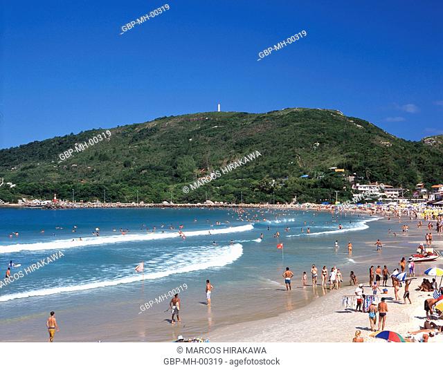 Lagoon Bar Beach, Eastern region of the island of Santa Catarina, Florianópolis, Santa Catarina