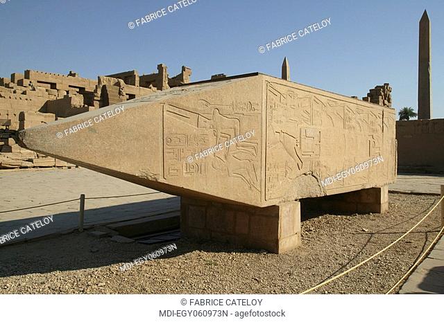 The unfinished obelisk of the Queen Hatshepsut