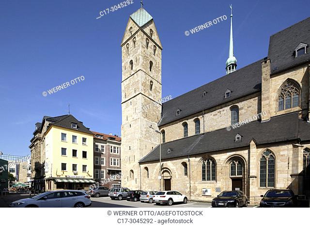 Dortmund, D-Dortmund, Ruhr area, Westphalia, North Rhine-Westphalia, NRW, Marienkirchhof, Marienkirche, Marys church, evangelic church, Late Romanesque