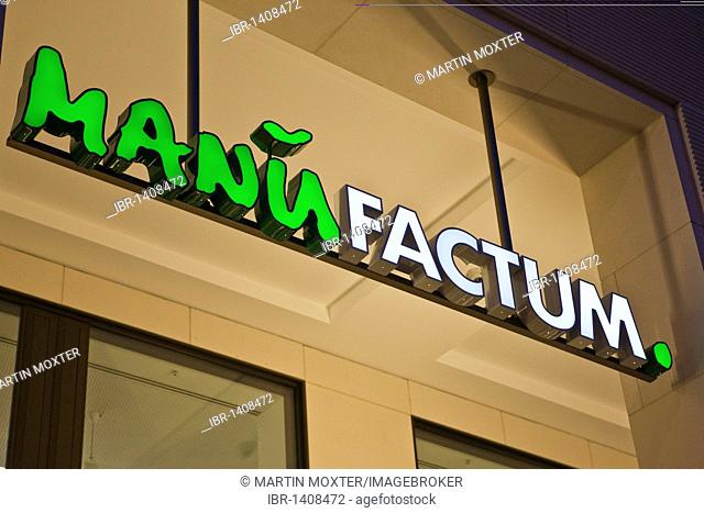 ManuFactum company logo, Frankfurt, Hesse, Germany, Europe