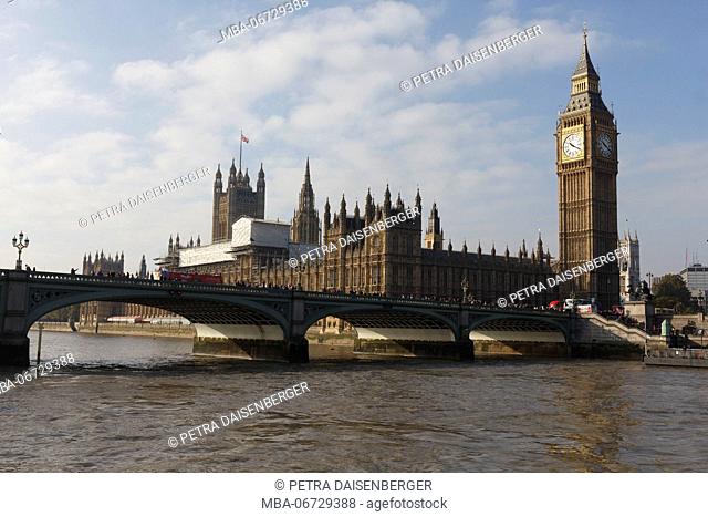 All sites of Big Ben - tower, Tower, Big Ben, London, Great Britain