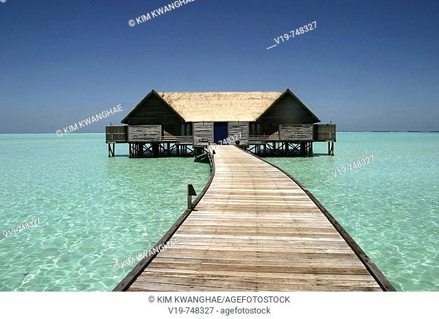 Water bungalow, Maldives