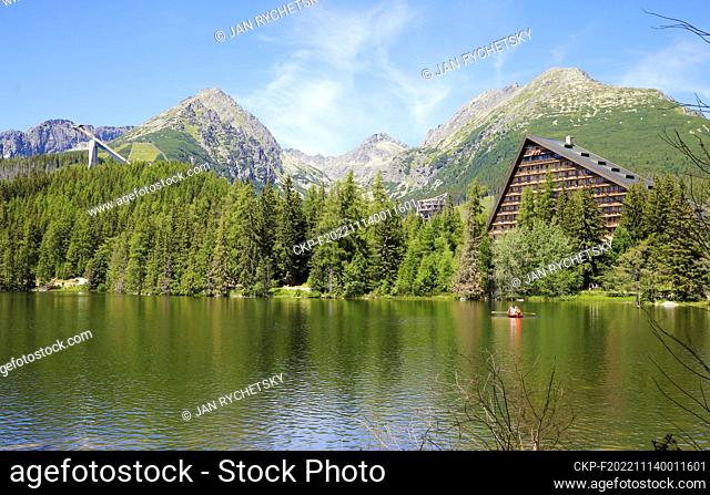 The glacial lake Strbske pleso.In its northern part is the hotel Patria. (CTK Photo/Jan Rychetsky)