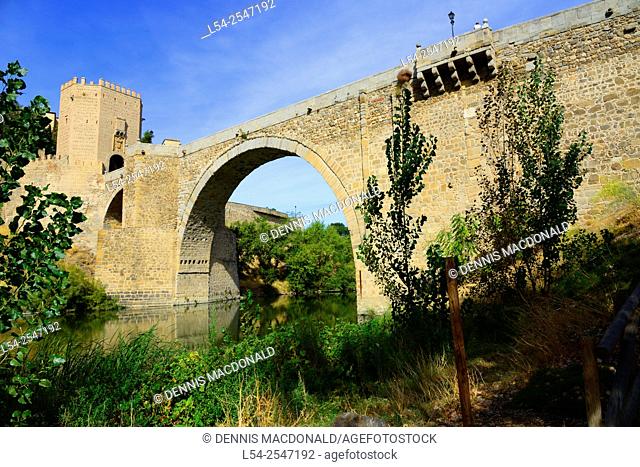 Alcantara Bridge Toledo Spain ES Tagus River