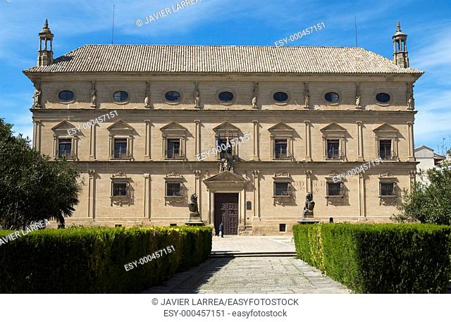 Palacio de las Cadenas (built 16th century) in the town of Úbeda, now occupied by the Town Hall. Jaén province, Andalusia, Spain