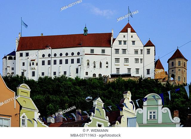 Castle Trausnitz, Landshut, Lower Bavaria, Bavaria, Germany