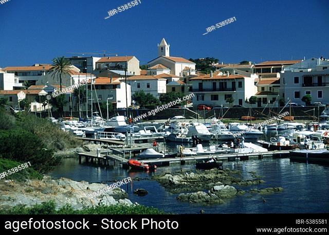 Harbour, Stintino, Sardinia, Italy, Port, Sardinia, Italy, Europe, landscape format, horizontal, Europe