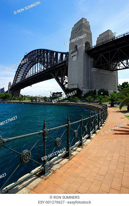 Walk towards Sydney Bridge