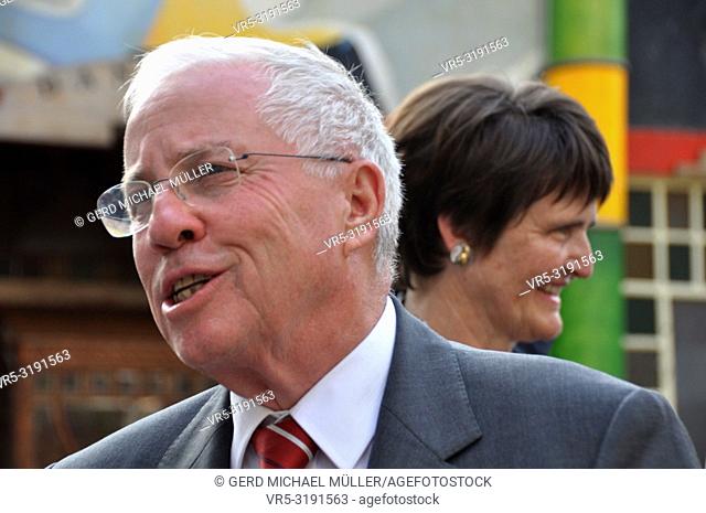 Former swiss federal governor and chancellor Christoph Blocher at the swiss national museum Inauguration of the new exhibition about the swiss history in the...