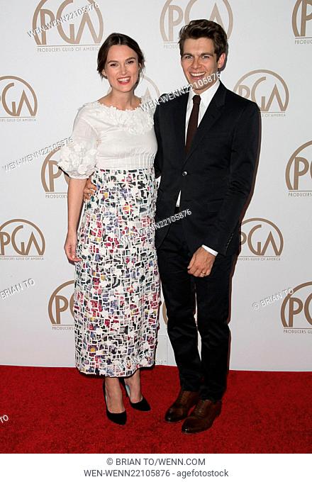26th Annual Producers Guild Of America (PGA) Awards - Arrivals Featuring: Keira Knightley, James Righton Where: Los Angeles, California