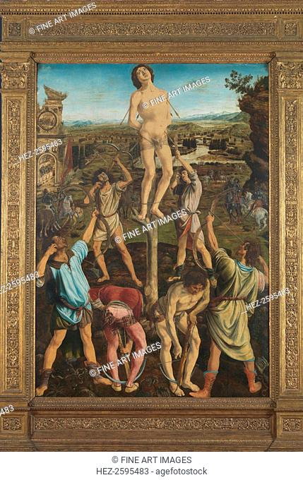 The Martyrdom of Saint Sebastian, 1475. Found in the collection of the National Gallery, London