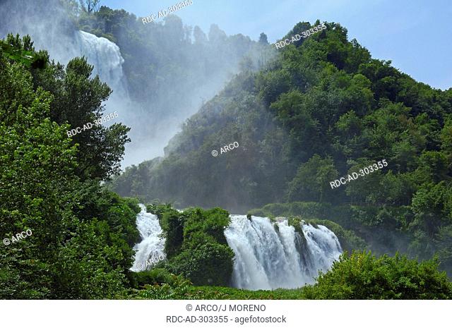 Waterfall, Cascata delle Marmore, Valnerina, Terni, Umbria, Italy