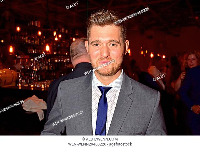 Michael Buble's Nobody But Me album listening party at Monkey Bar. Featuring: Michael Buble Where: Berlin, Germany When: 31 Aug 2016 Credit: AEDT/WENN
