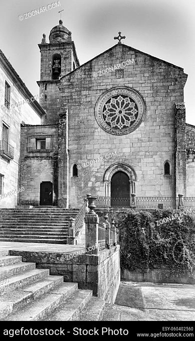 Old Iglesia de San Francisco, sights of Pontevedra on the Camino de Santiago trail, Spain