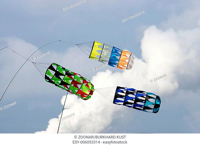 Windchimes on an kite-festival