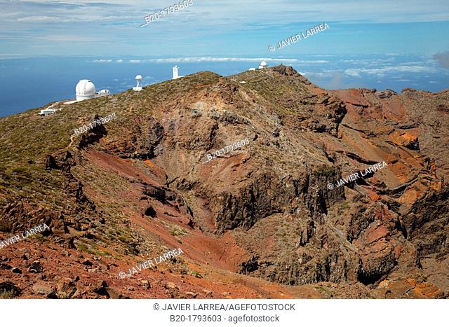 Astrophysical Observatory, Roque de los Muchachos, Caldera de Taburiente National Park, La Palma, Canary Islands, Spain
