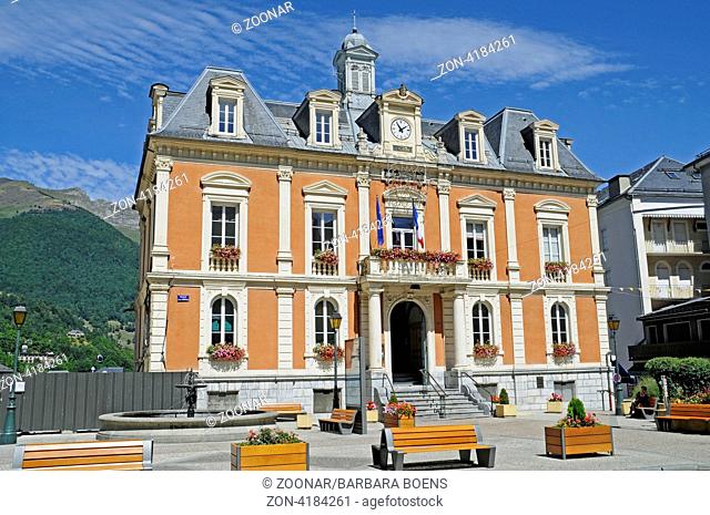 City hall, Cauterets, Midi-Pyrenees, Pyrenees, France, Europe, Rathaus, Cauterets, Midi Pyrenees, Pyrenaeen, Frankreich, Europa