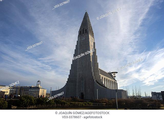The Hallgrímskirkja church in Reykjavik is a Lutheran church that many people confuse with the cathedral because of its size