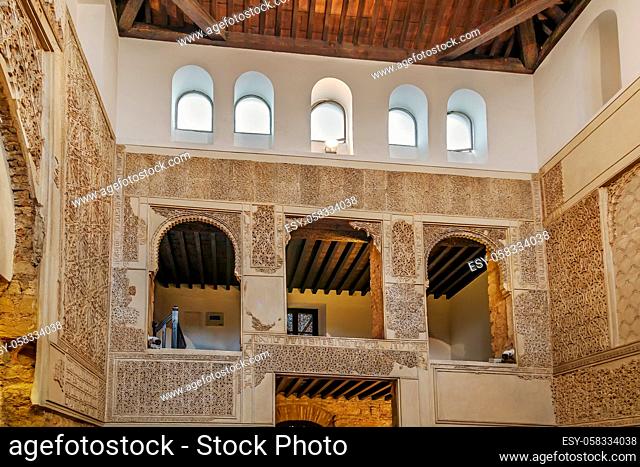Cordoba Synagogue is a historic edifice in the Jewish Quarter of Cordoba, Spain, built in 1315. Interior