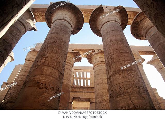 Great Hypostyle Hall (1280s-1260s BC), Luxor, Egypt