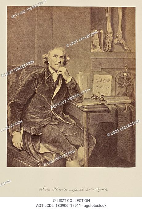 John Hunter - after Sir Joshua Reynolds; Unknown, Joseph Hogarth (English, active 1850s - 1860s); about 1857; Albumen silver print