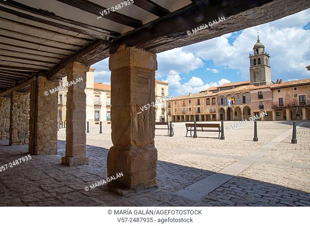 Main Square. Medinaceli, Soria province, Castilla Leon, Spain