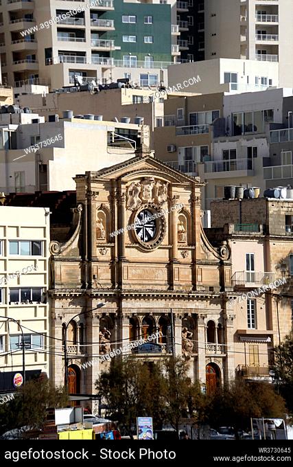 Hafenrundfahrt durch den Grand Harbor - Pfarrkirche Jesus von Nazareth, Sliema, Malta
