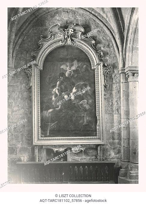 Lazio Viterbo San Martino al Cimino S. Martino, this is my Italy, the italian country of visual history, View of altar painting