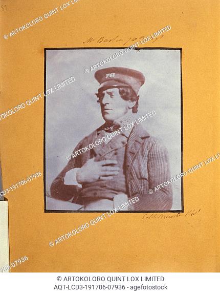 Mr. Barton., Capt. Henry Craigie Brewster (British, 1816 - 1905, active 1840s), about 1843, Salted paper print from a Calotype negative, 12.9 x 10