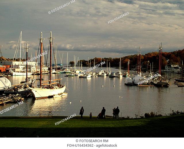 Camden, ME, Maine, Harbor, boats