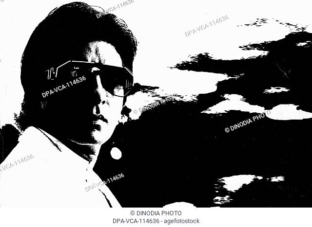 South Asian Indian Bollywood actor Amitabh Bachchan specially in film Agneepath , India NO MR