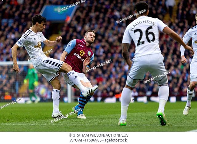 2015 Barclays Premier League Aston Villa v Swansea Mar 21st. 21.03.2015. Birmingham, England. Barclays Premier League. Aston Villa vs Swansea City