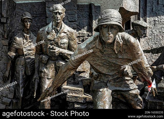 Insurgents Memorial to Polish Fighters of Warsaw Uprising in Warsaw